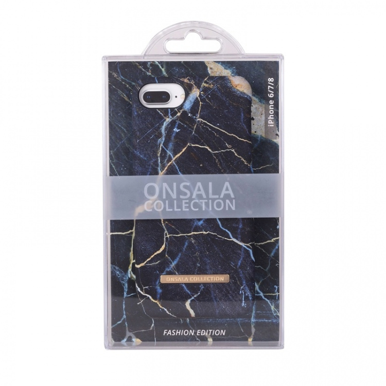 Onsala COLLECTION Suojakuori Matta Black Galaxy Marble iPhone6/7/8/SE Onsala COLLECTION Suojakuori Matta Black Galaxy Marble iPhone6/7/8/SE
