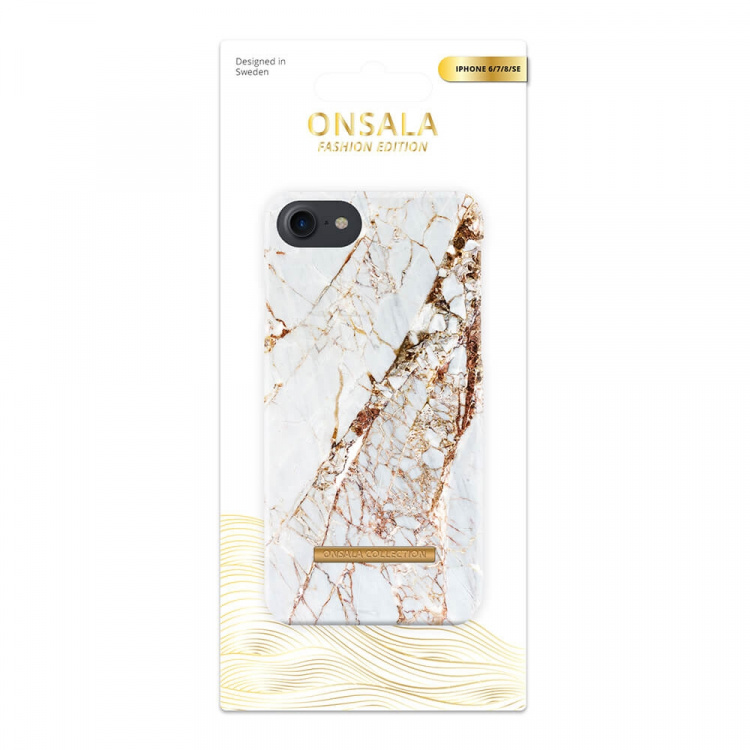 Onsala COLLECTION Suojakuori Matta White Rhino Marble Iphone6/7/8/SE Onsala COLLECTION Suojakuori Matta White Rhino Marble Iphone6/7/8/SE