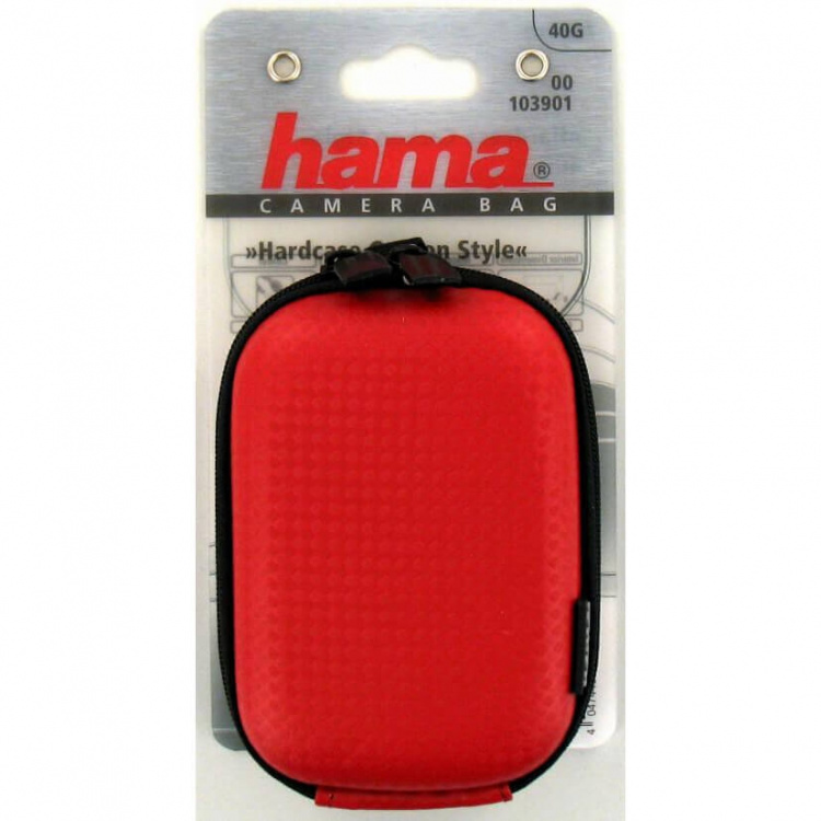 Hama Hardcase Carbon style 40G Red