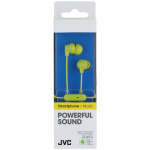 JVC Hörlur FR15 Mic In-Ear Grön JVC Hörlur FR15 Mic In-Ear Grön