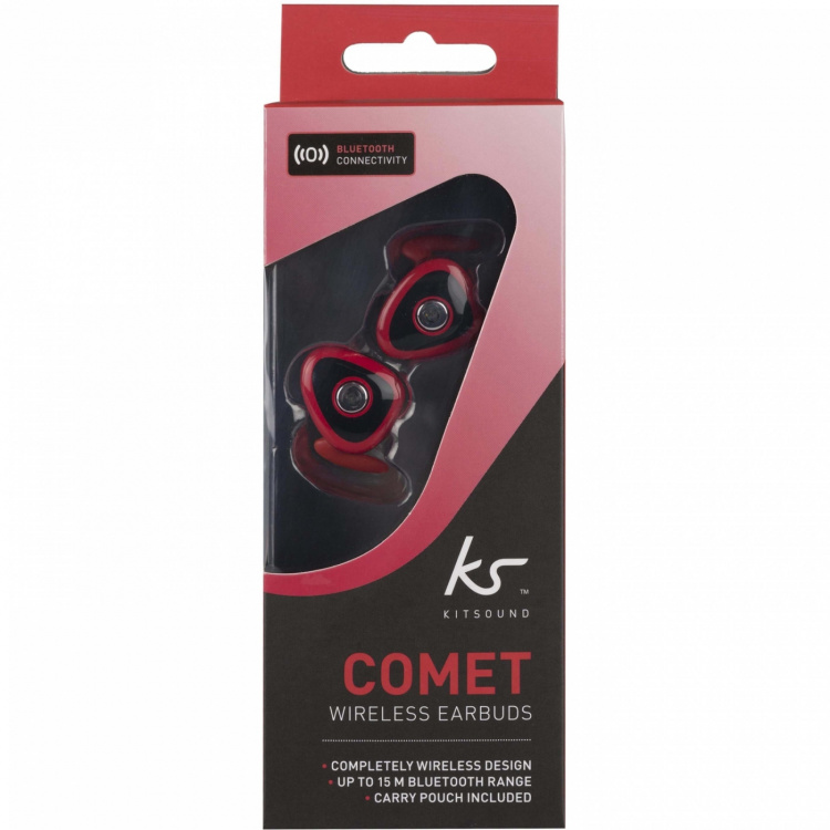 KitSound Comet In-Ear True Wireless, Red
