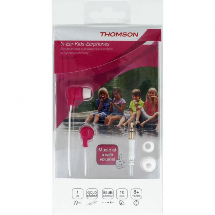 Thomson EAR3106BL In-Ear For Kids Max 85dB Pink Thomson EAR3106BL In-Ear For Kids Max 85dB Pink