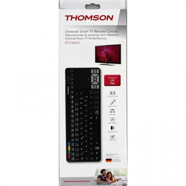 Thomson SMART TV kauko-ohjain 4in1 LG Keyboard Nordisk Layout Thomson SMART TV kauko-ohjain 4in1 LG Keyboard Nordisk Layout