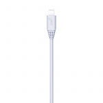 Gear Laturi 12-24V 2xUSB 2,4A Valk. MicroUSB Johto Pyöreä 1m