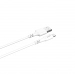 Gear Pyöreä latauskaapeli Lightning USB-A 2m Valkoinen MFI Gear Pyöreä latauskaapeli Lightning USB-A 2m Valkoinen MFI