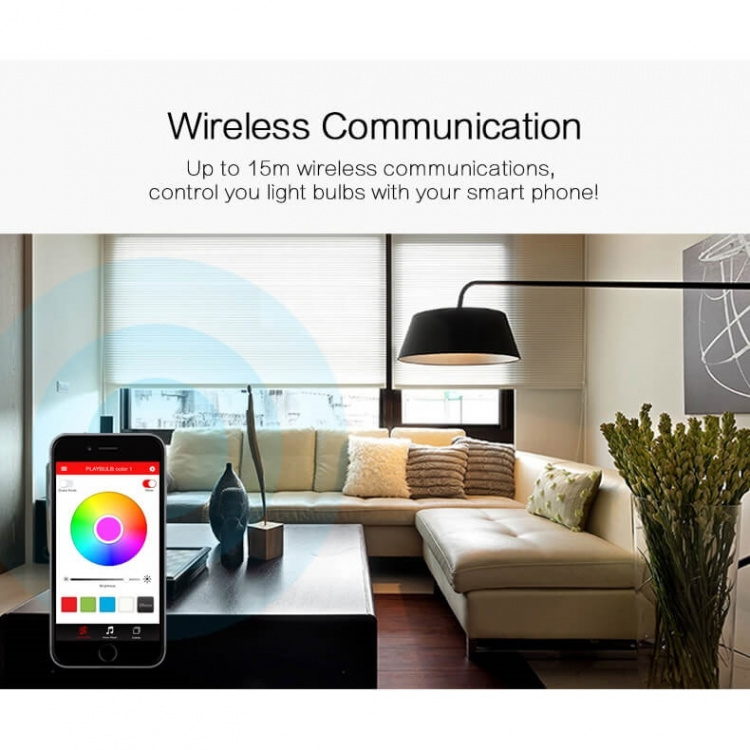 MiPow Playbulb Smart Valkoinen RGB BT 280lumen 5W E27 MiPow Playbulb Smart Valkoinen RGB BT 280lumen 5W E27