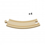 BRIO Railway 33342 - Kaarrekiskot, 4 kpl