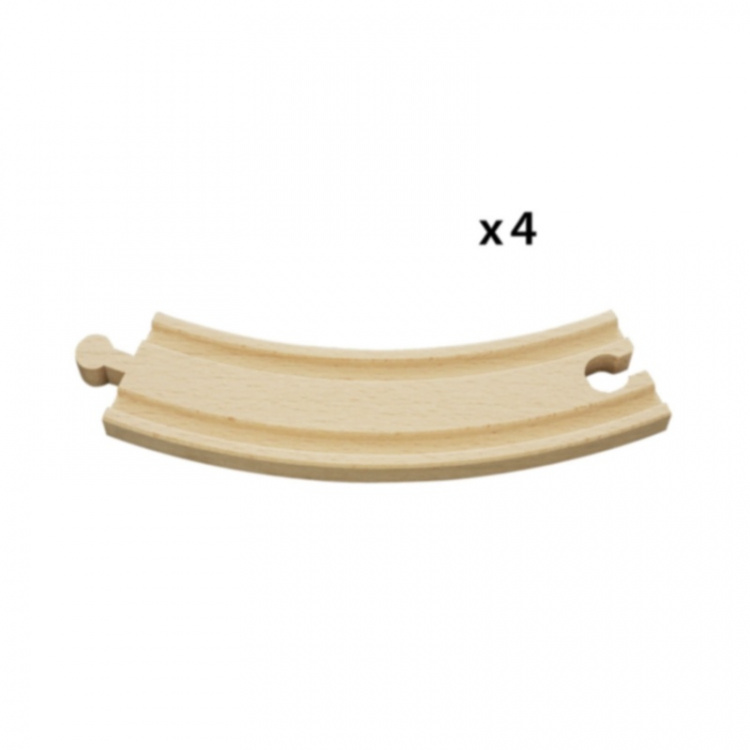 BRIO Railway 33342 - Kaarrekiskot, 4 kpl