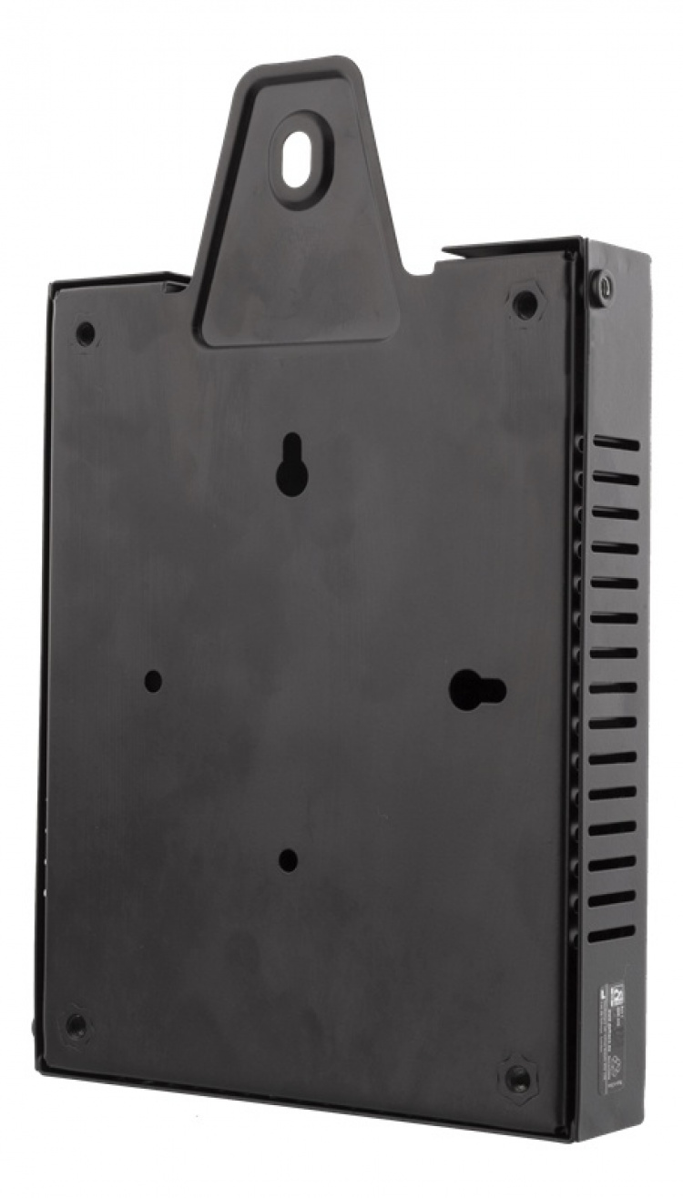 DELTACO mediatoistimen murtosuojateline, asennussarja, terästä, musta