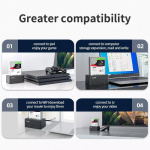 Kiintolevyn telakointiasema, USB-B, 3,5