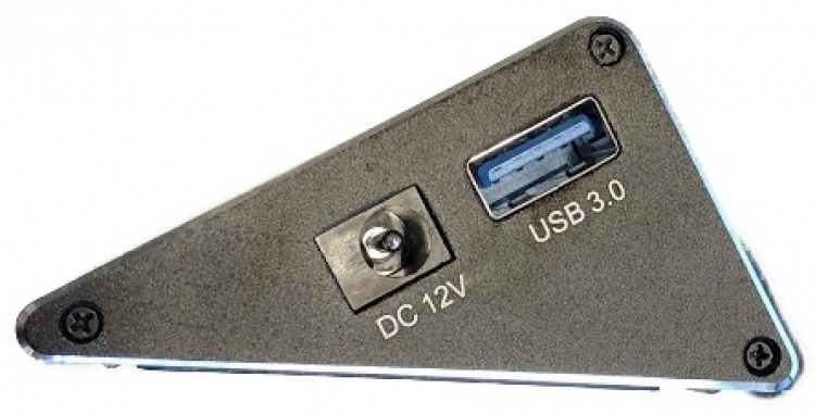 External USB 3.0 Hub, 10x USB-A, 7x USB 3.0, 3x USB 5V/2,1A, black