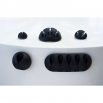 Desire2 Johtokiinnike Tidy 10pack Musta 4x1 johto, 2x2 johdot, 2x3 johdot, 2x4 johdot