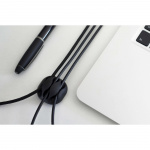 Desire2 Johtokiinnike Tidy 10pack Musta 4x1 johto, 2x2 johdot, 2x3 johdot, 2x4 johdot