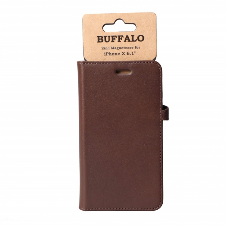 Buffalo Lompakko iPhone XR Ruskea Buffalo Lompakko iPhone XR Ruskea