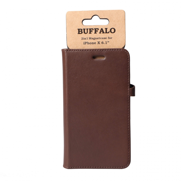 Buffalo Lompakko iPhone XR Ruskea Buffalo Lompakko iPhone XR Ruskea