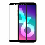 Gear Härdat Glas 3D Full Cover Svart Samsung A6+