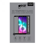 Gear Härdat Glas 3D Full Cover Svart Samsung A6+