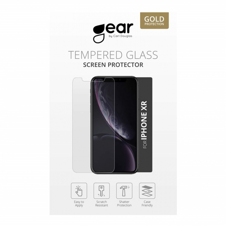 Gear Näytönsuojus 2.5D Gold Case Friendly - iPhone XR / 11