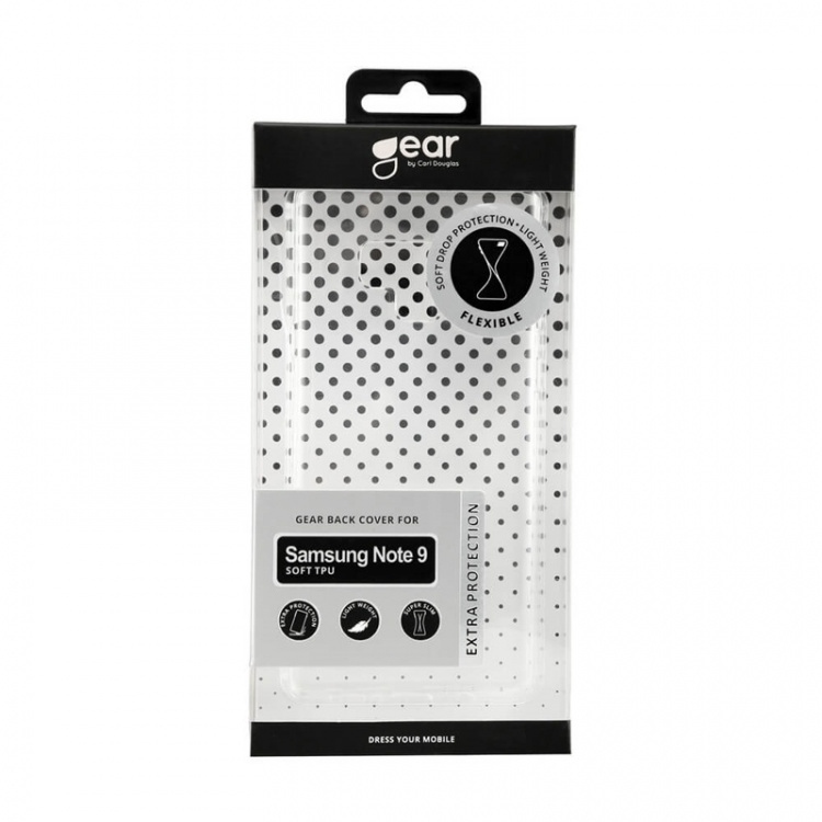 Gear Suojakuori TPU Läpinäkyvä - Samsung Note 9