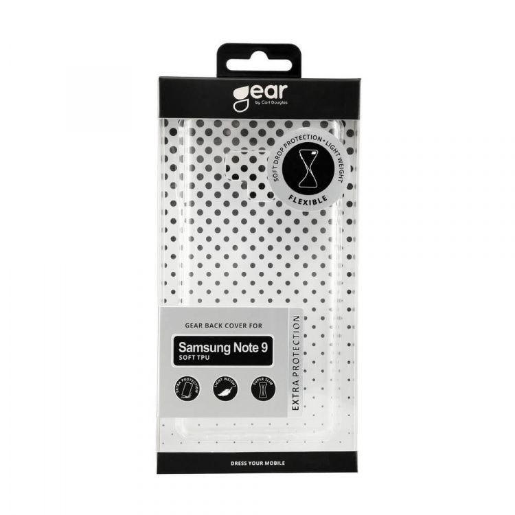 Gear Suojakuori TPU Läpinäkyvä - Samsung Note 9