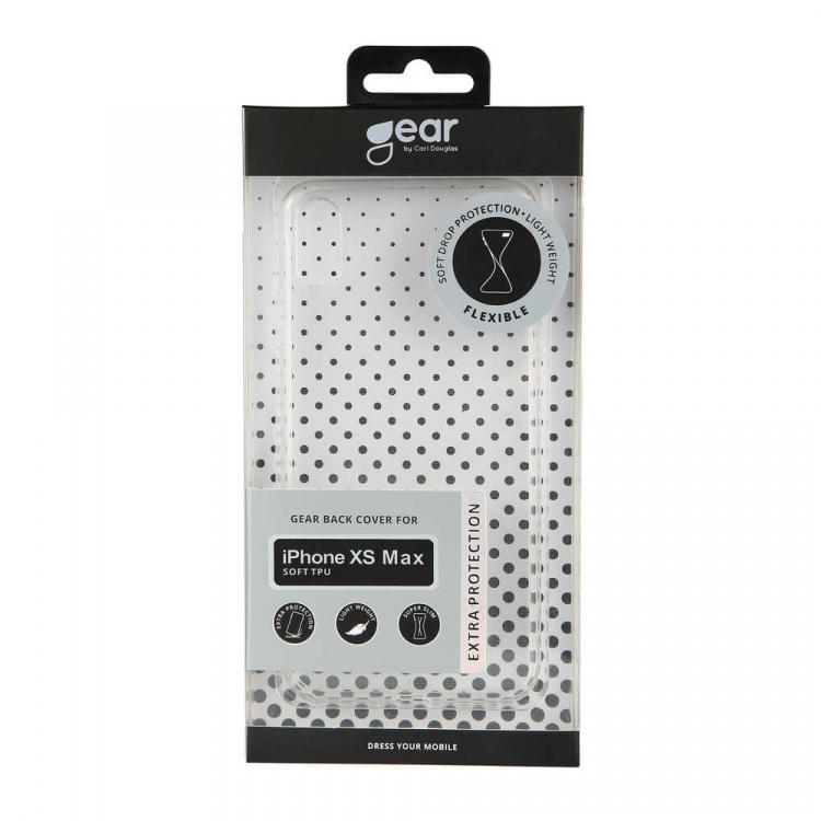 Gear Suojakuori TPU Läpinäkyvä - iPhone XS Max Gear Suojakuori TPU Läpinäkyvä - iPhone XS Max