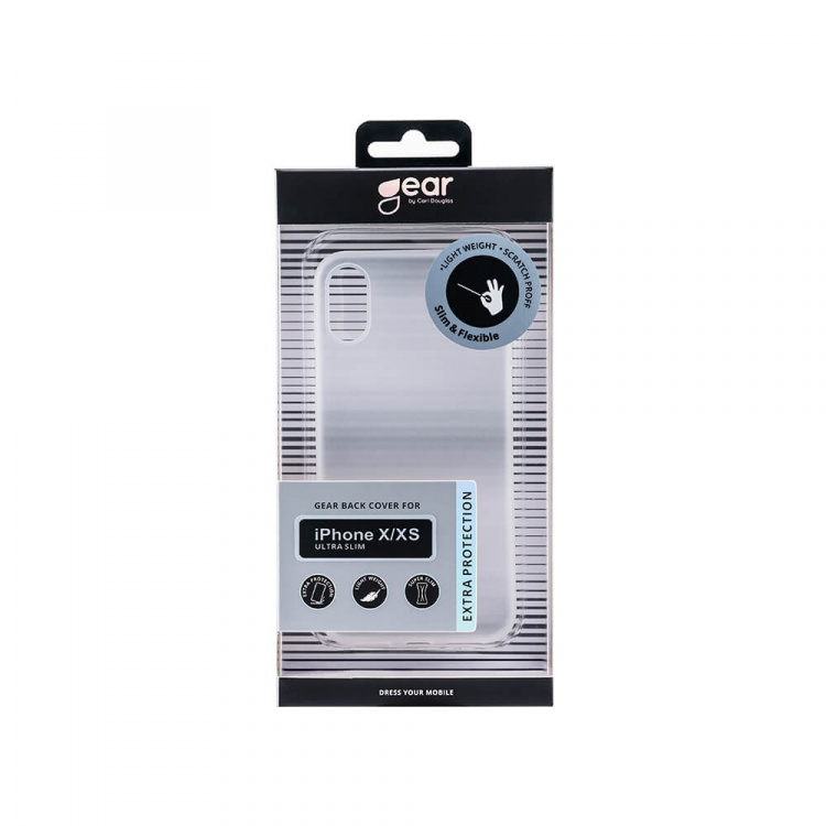 Gear Suojakuori Ultraslim Valkoinen - iPhone X/XS Gear Suojakuori Ultraslim Valkoinen - iPhone X/XS