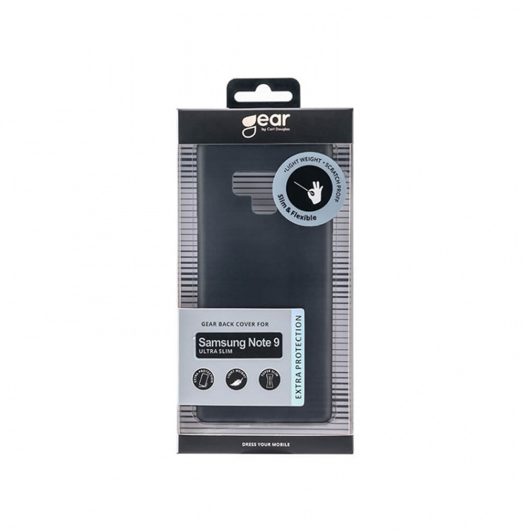 Gear Suojakuori Ultraslim Musta - Samsung Note 9