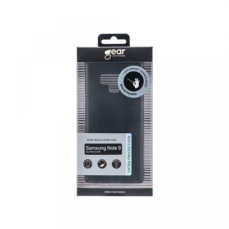 Gear Suojakuori Ultraslim Musta - Samsung Note 9