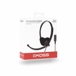 KOSS Kuuloke CS200 USB On-Ear Mic Musta