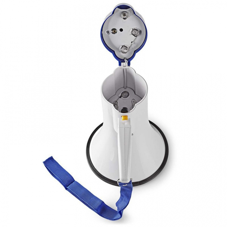 Nedis Megafoni | Maksimi alue: 250 m | Maksimi Äänenvoimakkuuden Säätö: 115 dB | Sisäänrakennettu mikrofoni | Sisäänrakennettu sireeni | Tallennustoiminto | Sininen / Valkoinen Nedis Megafoni | Maksimi alue: 250 m | Maksimi Äänenvoimakkuuden Säätö: 115 dB | Sisäänrakennettu mikrofoni | Sisäänrakennettu sireeni | Tallennustoiminto | Sininen / Valkoinen