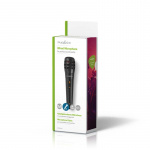 Nedis Langallinen Mikrofoni | Kardioidi | Irroitettava kaapeli | 5.00 m | 80 Hz - 12 kHz | 600 Ohm | -75 dB | On/off-kytkin | Matkakotelo sisältyy | ABS-Muovi / Alumiini | Musta Nedis Langallinen Mikrofoni | Kardioidi | Irroitettava kaapeli | 5.00 m | 80 Hz - 12 kHz | 600 Ohm | -75 dB | On/off-kytkin | Matkakotelo sisältyy | ABS-Muovi / Alumiini | Musta