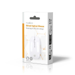 Nedis Hiiri | Langallinen | 1000 dpi | Painikkeiden lukumäärä: 3 | Molempikätinen Nedis Hiiri | Langallinen | 1000 dpi | Painikkeiden lukumäärä: 3 | Molempikätinen