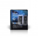 Nedis Pelikaiutin | Kaiutinkanavat: 2.0 | USB Virta | 3.5 mm uros | 18 W | Ei valaistusta | Äänenvoimakkuuden Säätö | Audio- / video- / datayhteyksien ulostulo: 1x 3.5 mm Audio Out