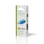 Nedis Äänikortti | 5.1 | USB 2.0 | Mikrofonin liitäntä: 1x 3.5 mm | Kuulokkeiden liitäntä: 3.5 mm Uros