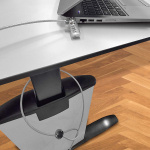 Nedis Kannettavan Tietokoneen Lukko | Lukon tyyppi: Numerolukko | 1.80 m | Sinkkiä Alloy