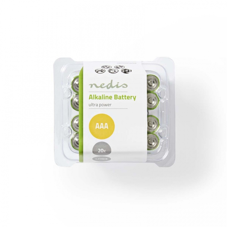 Nedis Alkaliparisto AAA | 1.5 V DC | 20 Kpl pakkaus