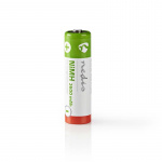 Nedis Ladattava Ni-MH-Akku AA | 1.2 V DC | 2600 mAh | 4 Kpl pakkaus Nedis Ladattava Ni-MH-Akku AA | 1.2 V DC | 2600 mAh | 4 Kpl pakkaus