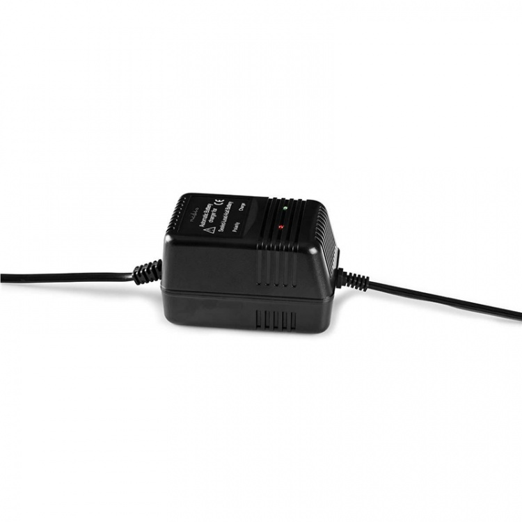 Nedis Lyijyakku laturi | 2.3 / 6.9 / 13.8 V DC | 0.6 A | Trickle-lataus | Euro/Tyyppi C (CEE 7/16) | Akkukengät | Akun tyyppi: AGM / Geeli / Lyijyhappo / SLA / VRLA | Musta Nedis Lyijyakku laturi | 2.3 / 6.9 / 13.8 V DC | 0.6 A | Trickle-lataus | Euro/Tyyppi C (CEE 7/16) | Akkukengät | Akun tyyppi: AGM / Geeli / Lyijyhappo / SLA / VRLA | Musta