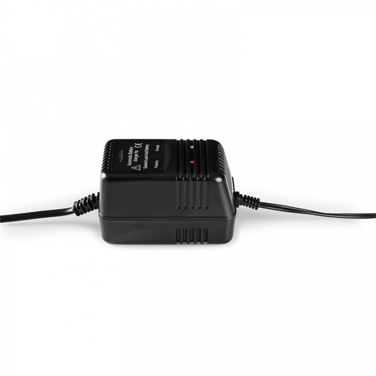 Nedis Lyijyakku laturi | 2.3 / 6.9 / 13.8 V DC | 0.6 A | Trickle-lataus | Euro/Tyyppi C (CEE 7/16) | Akkukengät | Akun tyyppi: AGM / Geeli / Lyijyhappo / SLA / VRLA | Musta Nedis Lyijyakku laturi | 2.3 / 6.9 / 13.8 V DC | 0.6 A | Trickle-lataus | Euro/Tyyppi C (CEE 7/16) | Akkukengät | Akun tyyppi: AGM / Geeli / Lyijyhappo / SLA / VRLA | Musta