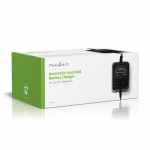 Nedis Lyijyakku laturi | 2.3 / 6.9 / 13.8 V DC | 0.6 A | Trickle-lataus | Euro/Tyyppi C (CEE 7/16) | Akkukengät | Akun tyyppi: AGM / Geeli / Lyijyhappo / SLA / VRLA | Musta Nedis Lyijyakku laturi | 2.3 / 6.9 / 13.8 V DC | 0.6 A | Trickle-lataus | Euro/Tyyppi C (CEE 7/16) | Akkukengät | Akun tyyppi: AGM / Geeli / Lyijyhappo / SLA / VRLA | Musta