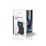 Nedis NiMH akkulaturi AA / AAA | 1.2 V DC | Trickle-lataus | Euro/Tyyppi C (CEE 7/16) | Akun tyyppi: AA / AAA | Musta / Valkoinen Nedis NiMH akkulaturi AA / AAA | 1.2 V DC | Trickle-lataus | Euro/Tyyppi C (CEE 7/16) | Akun tyyppi: AA / AAA | Musta / Valkoinen