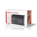 Nedis Lyijyakku | Lyijyhappo | Ladattava | 12 V | 7200 mAh