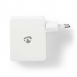 Nedis Seinälaturi | 24 W | Pikalataus-toiminto | 4x 2.4 A | Lähtöliitäntöjen määrä: 4 | 4x USB-A | Kaapeli ei sisälly | Single Voltage Output | Valkoinen