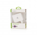 Nedis Seinälaturi | 24 W | Pikalataus-toiminto | 4x 2.4 A | Lähtöliitäntöjen määrä: 4 | 4x USB-A | Kaapeli ei sisälly | Single Voltage Output | Valkoinen