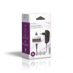 Nedis AC Yleisvirtalähde | 18 W | 3 - 12 V DC | 1.80 m | 1.5 / 2.1 A | 6 plug(s) | Musta Nedis AC Yleisvirtalähde | 18 W | 3 - 12 V DC | 1.80 m | 1.5 / 2.1 A | 6 plug(s) | Musta