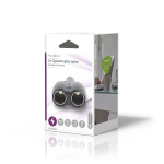 Nedis DC Yleisvirtalähde | Autoadapteri | 120 W | Tulojännite: 12 V DC | 12 V DC | Musta