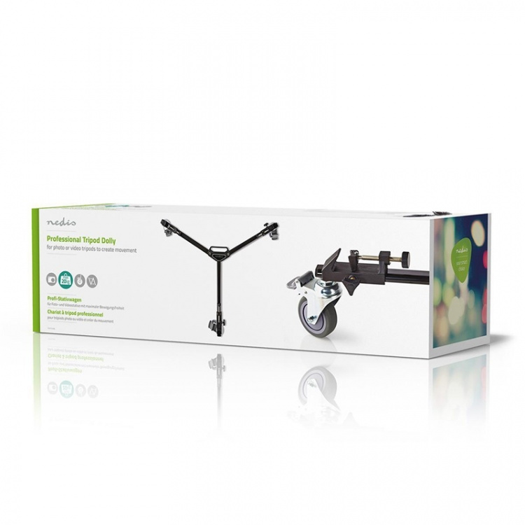 Nedis Dolly Kolmijalalle | Maksimi kuormitettavuus: 20.0 kg | Jalustan halkaisija-alue: 29.0 mm | Matkalaukku sisältyy | Jalkalukot | Alumiini | Musta Nedis Dolly Kolmijalalle | Maksimi kuormitettavuus: 20.0 kg | Jalustan halkaisija-alue: 29.0 mm | Matkalaukku sisältyy | Jalkalukot | Alumiini | Musta