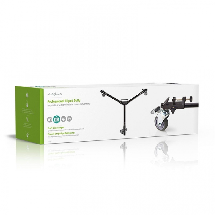 Nedis Dolly Kolmijalalle | Maksimi kuormitettavuus: 20.0 kg | Jalustan halkaisija-alue: 29.0 mm | Matkalaukku sisältyy | Jalkalukot | Alumiini | Musta Nedis Dolly Kolmijalalle | Maksimi kuormitettavuus: 20.0 kg | Jalustan halkaisija-alue: 29.0 mm | Matkalaukku sisältyy | Jalkalukot | Alumiini | Musta