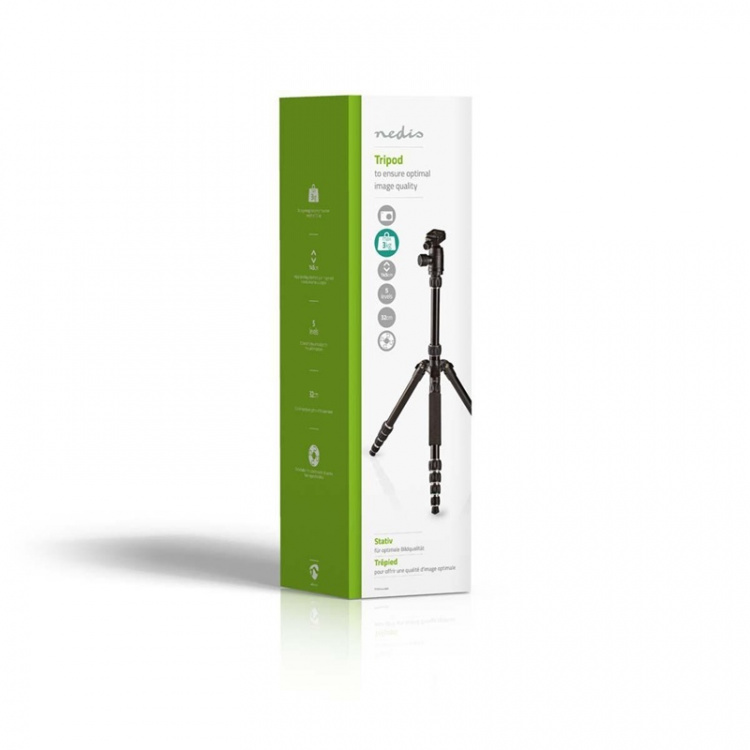 Nedis Kolmijalka | Maksimi kuormitettavuus: 3.0 kg | Pienin työkorkeus: 17.5 cm | Maksimi työkorkeus: 145.0 cm | 3 Segmenttiä | Kuulapää | Matkalaukku sisältyy | Käännettävä keskiosa | ABS-Muovi / Alumiini | Musta Nedis Kolmijalka | Maksimi kuormitettavuus: 3.0 kg | Pienin työkorkeus: 17.5 cm | Maksimi työkorkeus: 145.0 cm | 3 Segmenttiä | Kuulapää | Matkalaukku sisältyy | Käännettävä keskiosa | ABS-Muovi / Alumiini | Musta