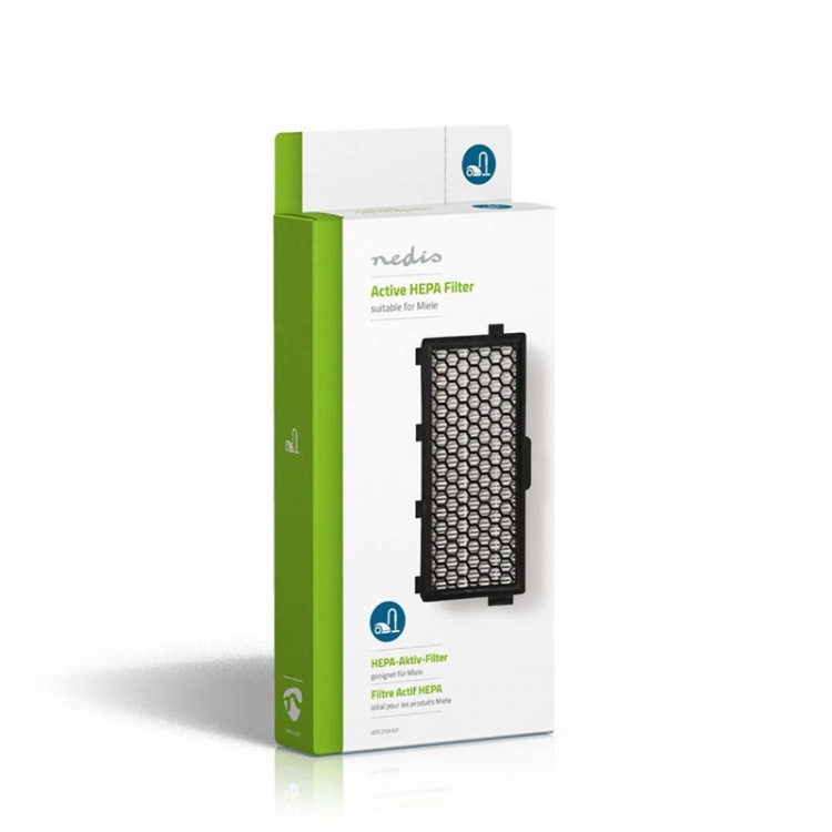 Nedis Aktiivinen HEPA-suodatin | Korvaus: Miele | Musta / Valkoinen
